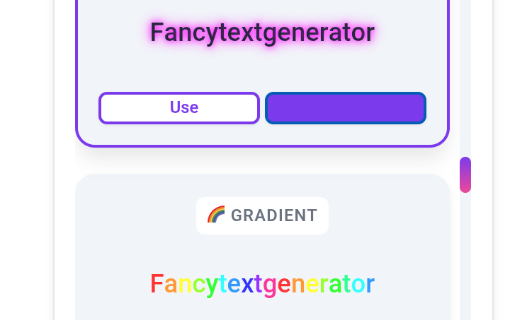 Fancy Text Generator
